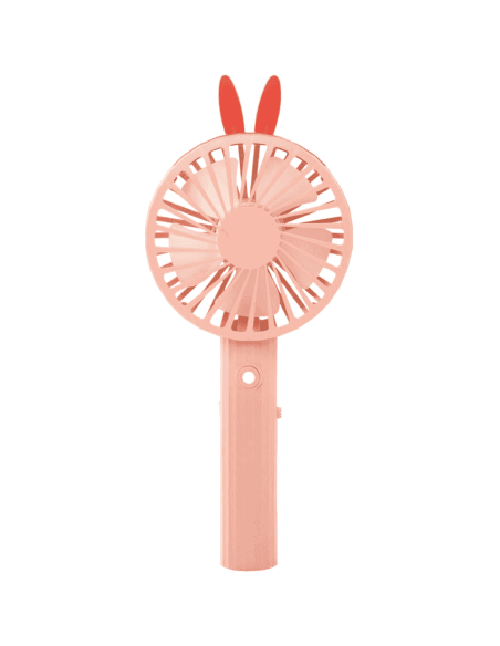 Ventilador portátil Animals con vaporizador – Mini ventilador USB infantil