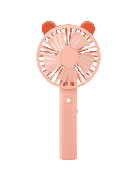 Ventilador portátil Animals con vaporizador – Mini ventilador USB infantil