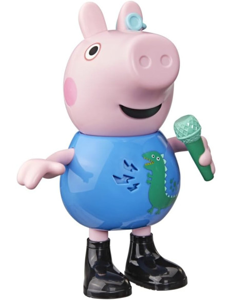 Peppa Pig, George Canta y bromea, Figura de 20 cm