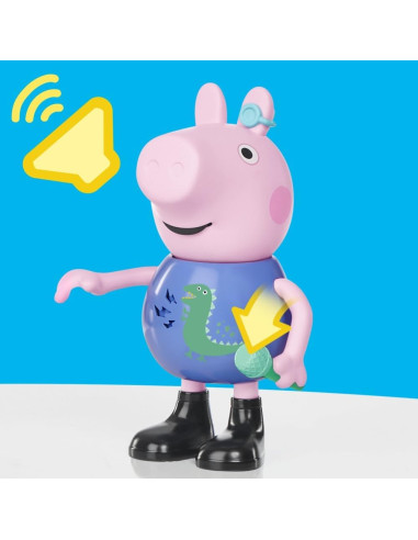 Peppa Pig, George Canta y bromea, Figura de 20 cm