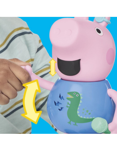 Peppa Pig, George Canta y bromea, Figura de 20 cm
