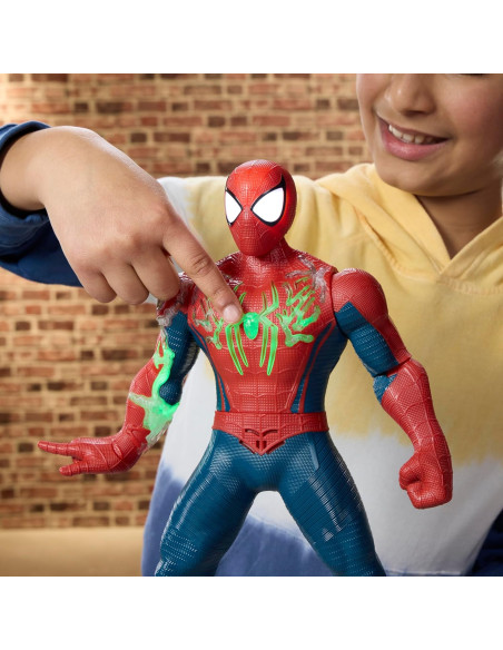 Marvel Spider-Man: Brand New Day, Spider-Man Energizado, Figura de acción electrónica, 36,8 cm