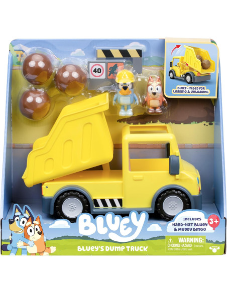 Bluey Camión basculante, función de Carga y Descarga