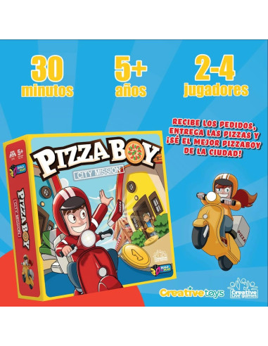 Pizza Boy City Mission Set de Construcción 187...