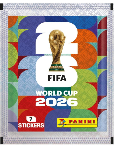 Panini - FIFA World Cup 2026 Cromos - Ecoblister 8 Sobres - Incluye 56 Cromos Mundial 2026