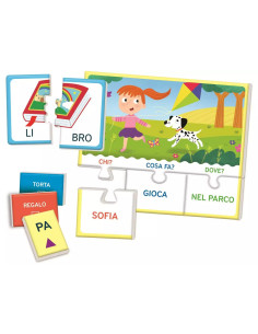 Clementoni Juegos de Lectura — Kit de fichas y pizarras 2