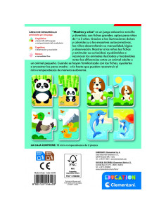 Juego Fichas Asociacion - Pocket Madres y Crias 2
