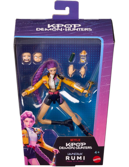 Mattel KPOP Demon Hunters HUNTR/X Rumi Figura de acción de 15 cm