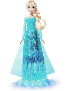 Mattel Disney Frozen Elsa Cantante con Luces, Canta...