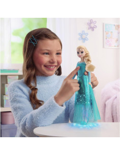 Mattel Disney Frozen Elsa Cantante con Luces, Canta... 2