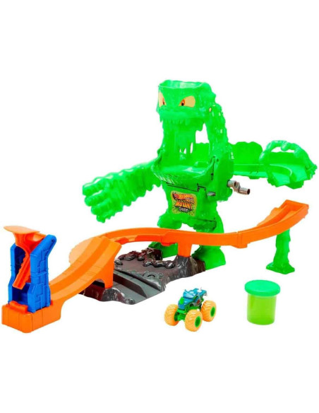 Hot Wheels Monster Trucks Pista Mutant Monster Takedown