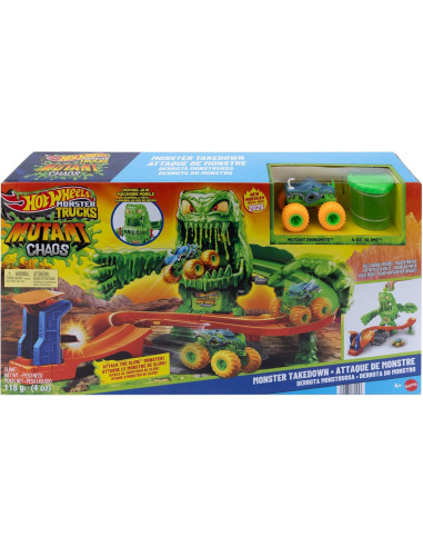 Hot Wheels Monster Trucks Pista Mutant Monster...