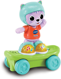 VTech - Gata interactiva Infantil Nora la Patinadora,...