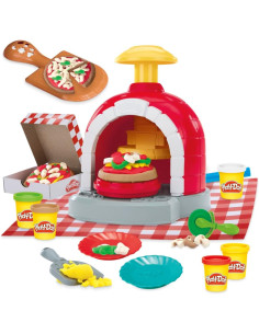 Play-Doh, Set de Juego Pizzas Sella y Gira, 8 Accesorios... 2