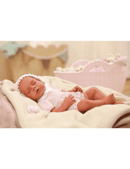 BABY born Real Muñeca Bebé de 43 cm con Ojos Cerrados y Tono de Piel Medio