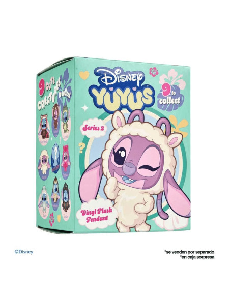 Peluche Llavero Disney Yuyus Stitch o Angel 12 cm Surtido