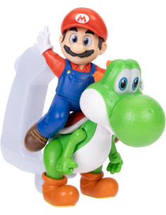 Super Mario The Galaxy Movie Figura de Mario Montando a...