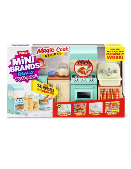 Mini Brands Really Works Magic Cook Kitchen Series 1 Playset bn