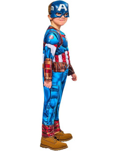 DISFRAZ CAPITAN AMERICA BLACK LINE INFANTIL talla 3 - 4... 2