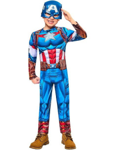 Rubies DISFRAZ CAPITAN AMERICA BLACK LINE INFANTIL talla... 2
