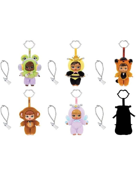 Bratz Bratziez Iconz Bestiez - Peluche Coleccionable, 6 Personajes