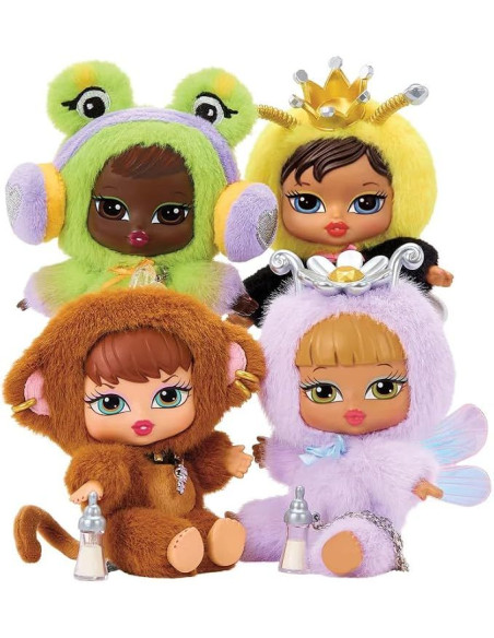 Bratz Bratziez Iconz Bestiez - Peluche Coleccionable, 6 Personajes