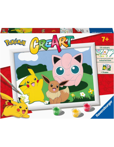 CreArt Serie D: Pokèmon Classics, Kit para Pintar por Números