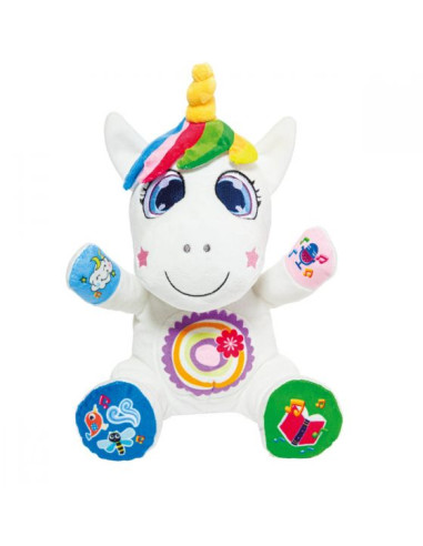 Peluche Unicornio Interactivo - Cuentacuentos. Gusy Luz® Molto