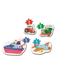 Puzzle Progresivo Medios Transporte 2