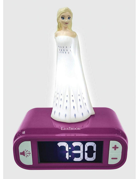 Reloj despertador con sonido y luz nocturna Frozen