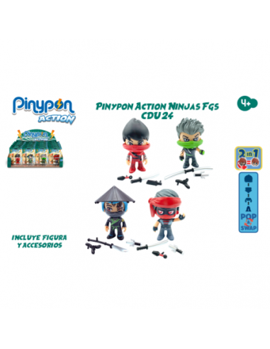 Pinypon Action Ninjas Varios Modelos