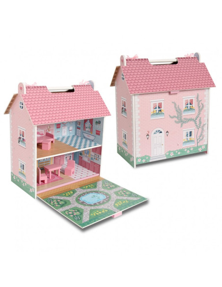 Casa de muñecas de madera