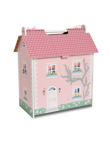 Casa de muñecas de madera