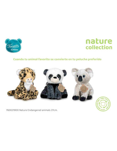 Nature Endangered Animals Peluche 27Cm Surtido