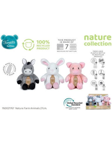 Nature Farm Animals 27 Cm Peluche Surtido