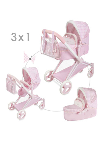 Niza Coche de Muñeca 3X1 Plegable