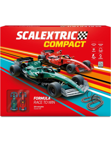 Pista de carreras completa Scalextric Compact...