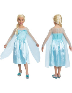 Disfraz Elsa Oficial Disney - talla 7 a 8