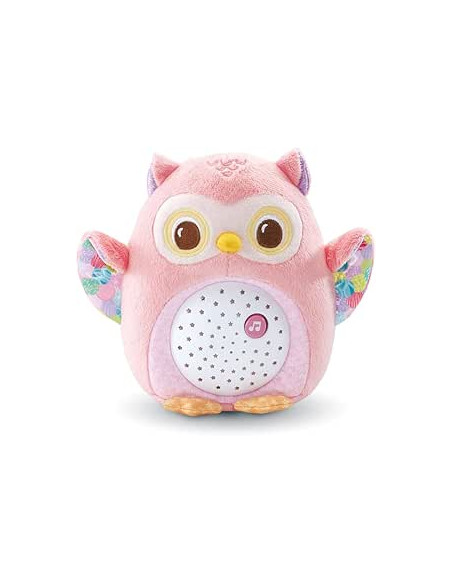 Proyector Peluche Buho Rosa Estrellas
