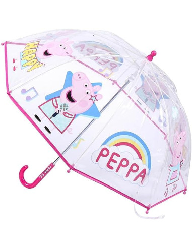 Paraguas Color Rosa de Peppa Pig