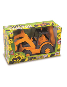 Tractor con Pala Y Retro Obras Publicas En Caja 2