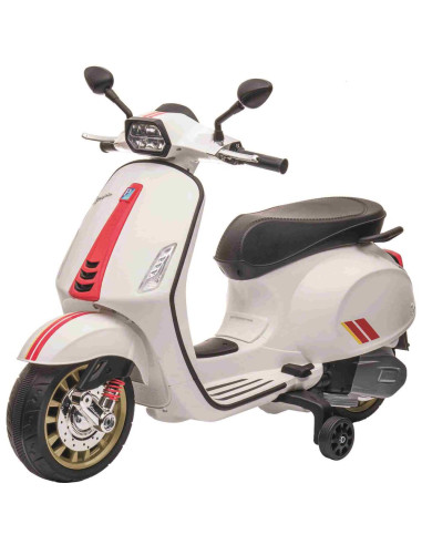 Moto Batería Vespa v231 6V Blanca