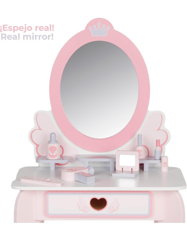 Tocador de Maquillaje para niñas con Taburete...