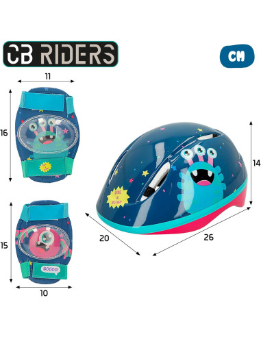 Set Casco y Protecciones para niños, Ride &...