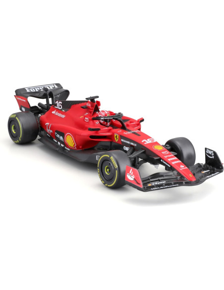 Tech RC Coche teledirigido Carrera Ferrari SF23, Licencia Oficial, Fórmula 1, Escala 1/24