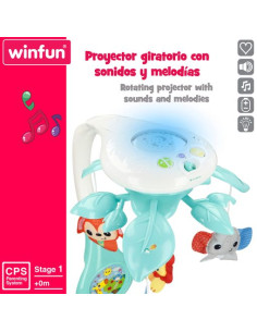 Winfun - Móvil Cuna Bebé Con Luces, Sonido Y Melodías... 2