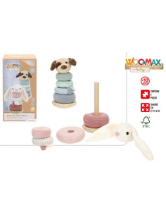 Juego de 6 anillos Animales Tentetiesos 