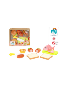 My Home - Set Comida Velcro con cuchillo