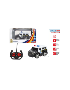 Coche Radio Control Policia Nacional 14 cm speed and go