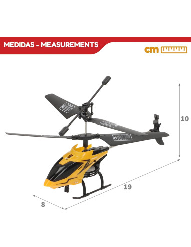 Speed & Go Helicóptero radiocontrol, 3 km/h,...